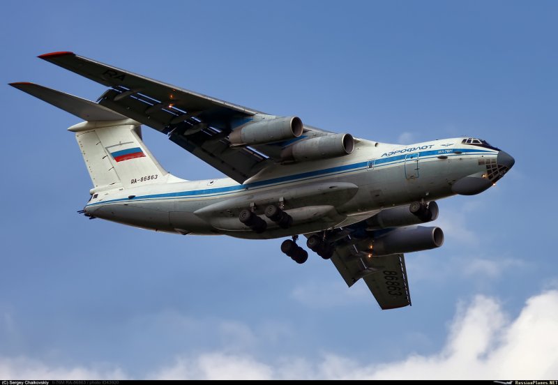 Ил 76мд взлет