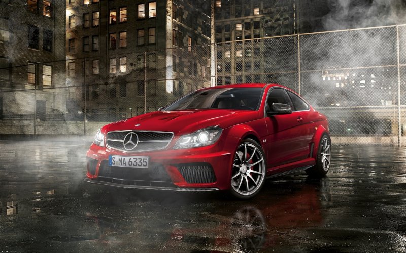 Мерседес c63 AMG обои