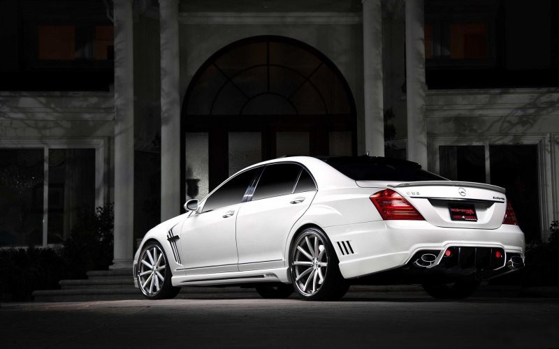 Мерседес s63 белый