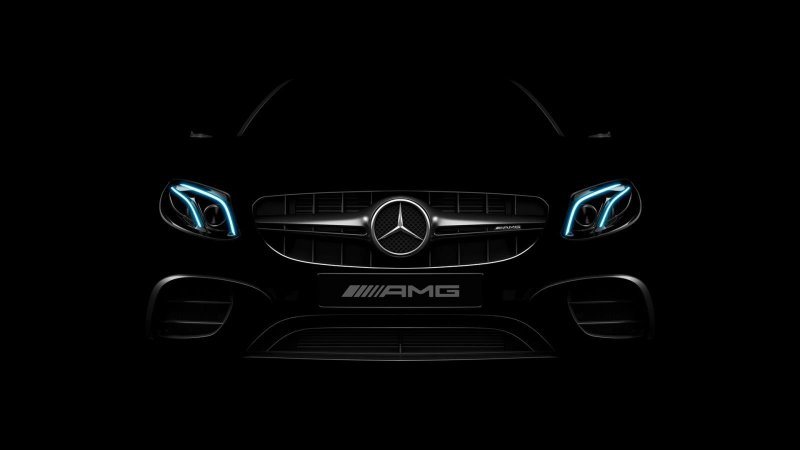 Mercedes e63 AMG неон