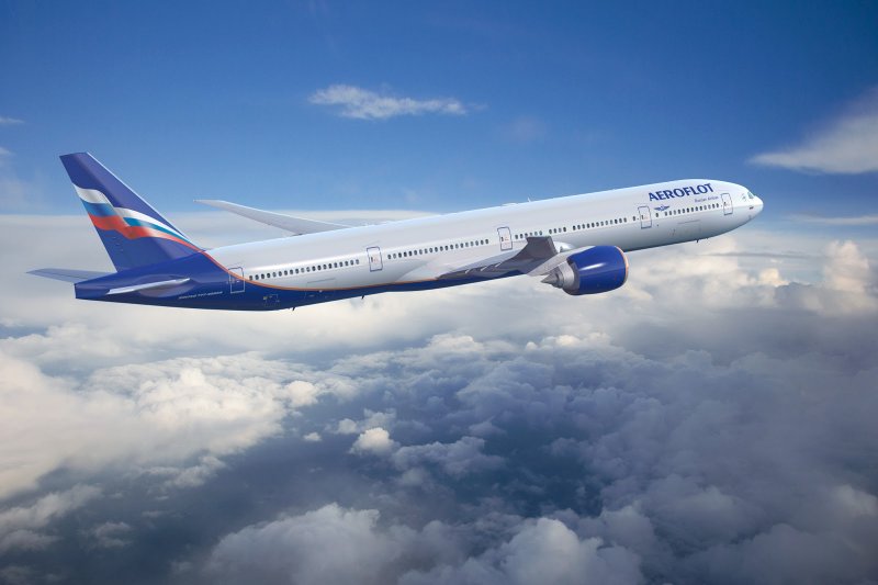 Самолет Боинг 777 авиакомпании Аэрофлот