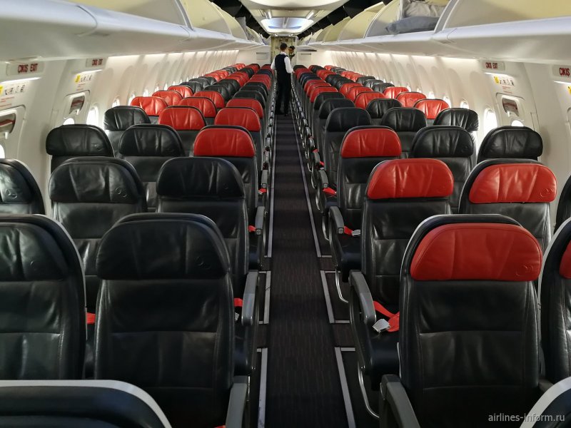 Turkish Airlines 737 800 салон