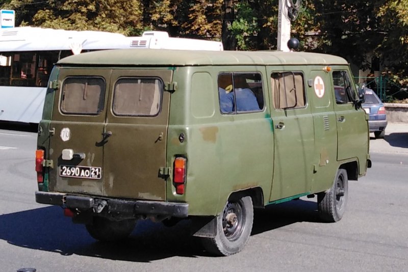 Военный УАЗ 3962 ЕС 76