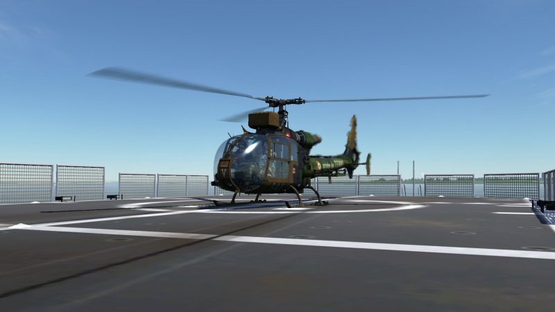 Cockpit sa-342m Gazelle