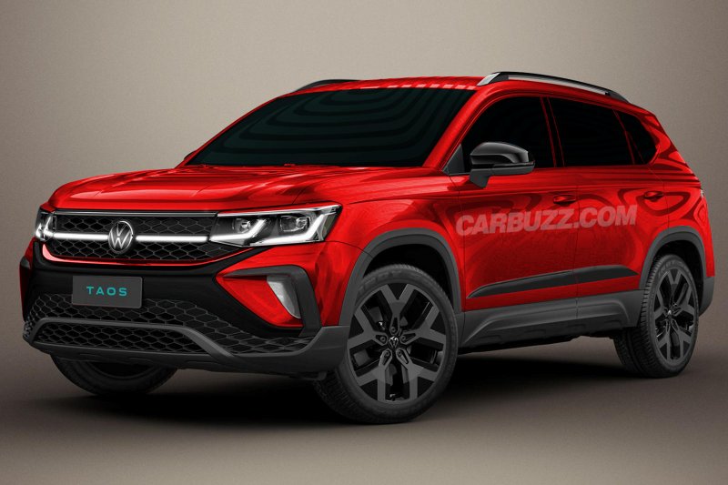 Volkswagen Taos 2021 габариты
