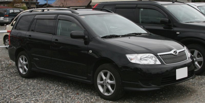 Toyota Corolla Fielder 2006 черная