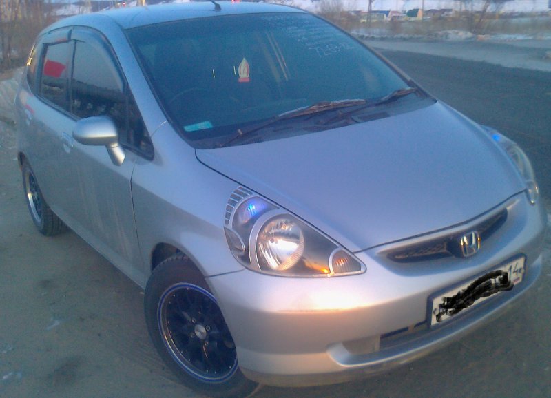 Хонда фит 2002 красная