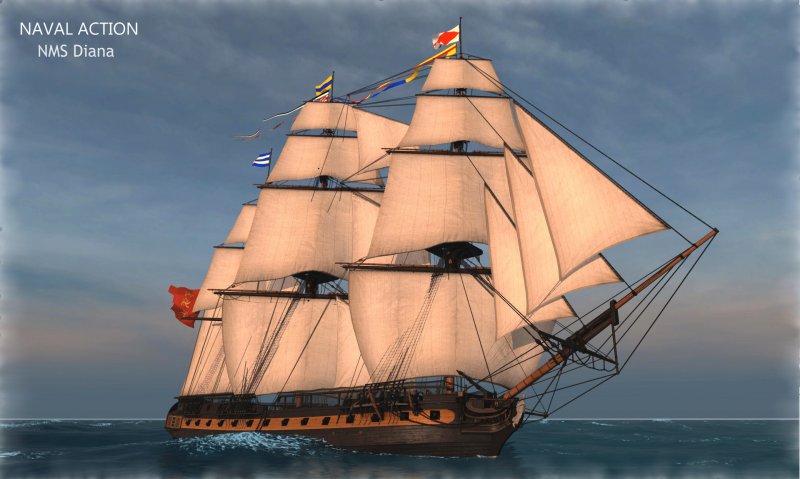 Диана корабль Naval Action
