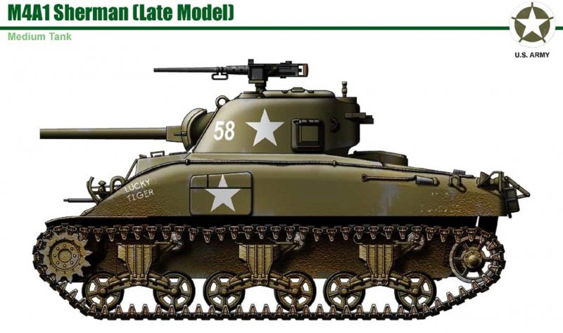 M4 Sherman 2 мировая война