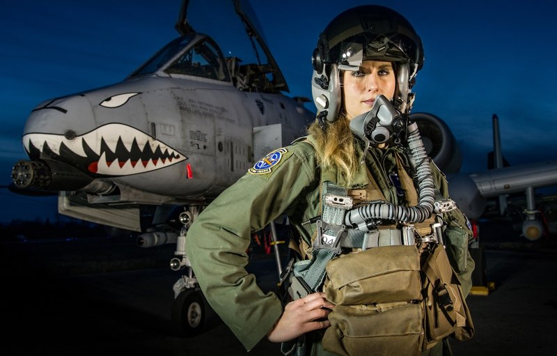 Пилот истребителя USAF