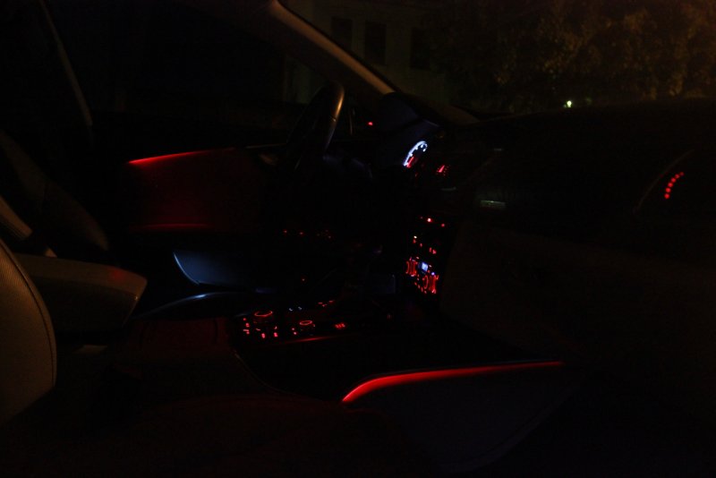 Audi a7 подсветка
