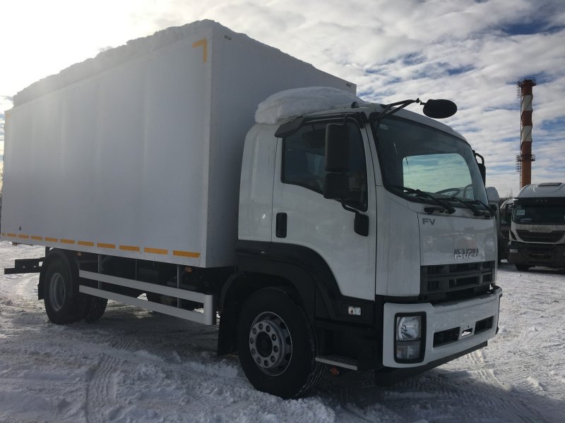 Isuzu fsr34 изотермический фургон