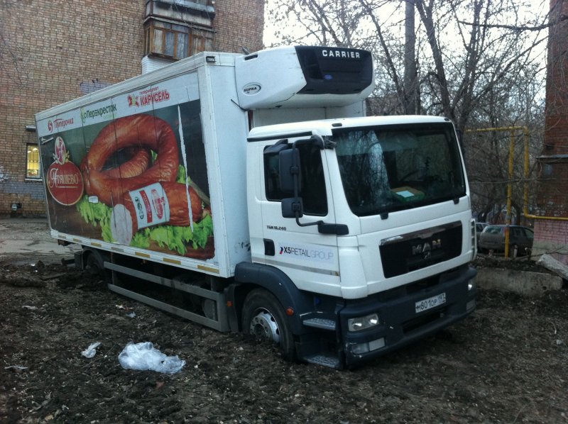 Грузовик Пятерочка Isuzu