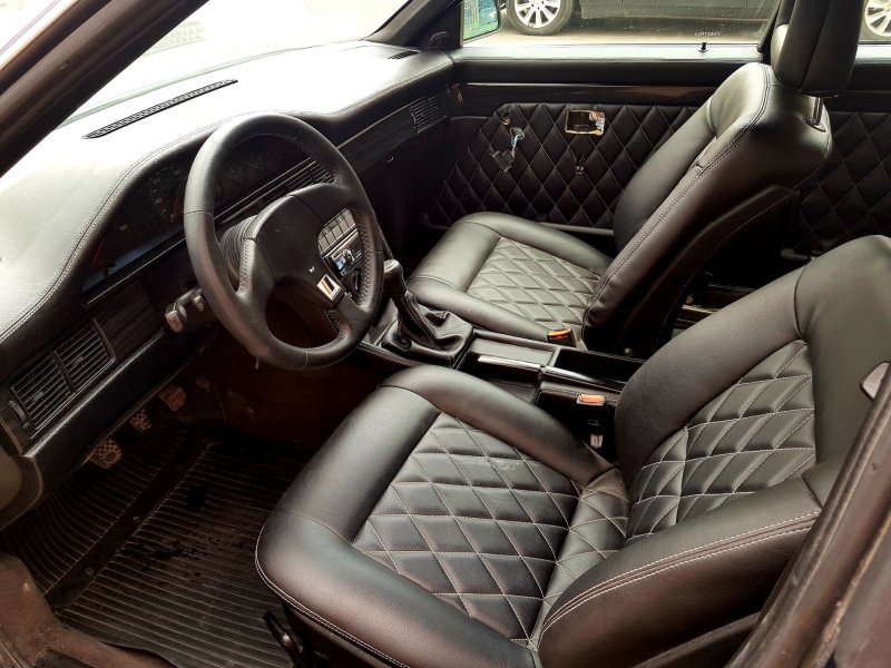 Салон Ауди а4 кожа