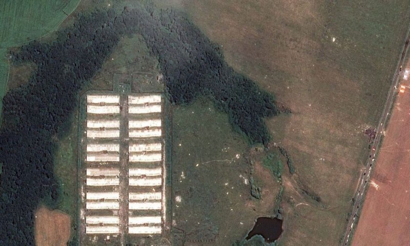 Спутниковые снимки mh17