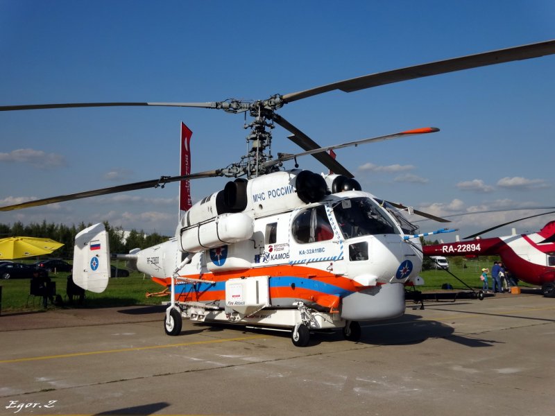 Боевой ударный вертолет ка-52