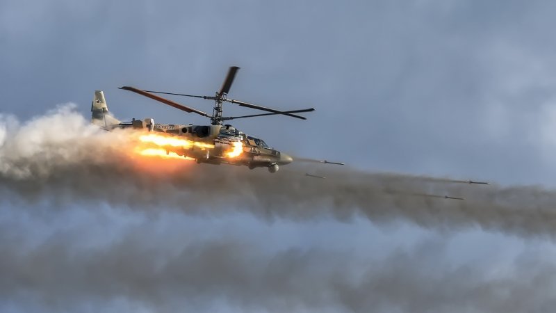 Вертолёт к-52 Аллигатор