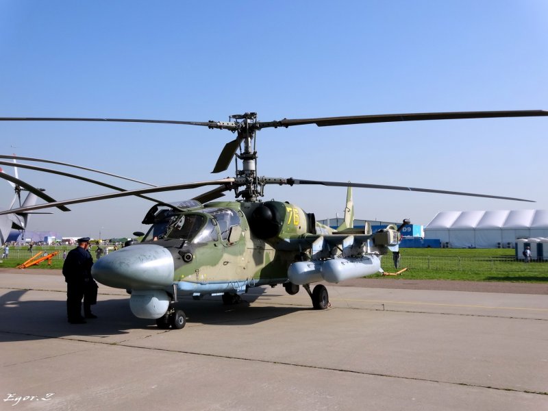 Вертолет ка-52 "Аллигатор"