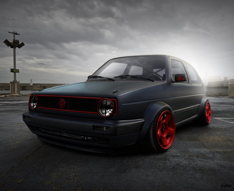 Volkswagen Golf mk2 Tuning