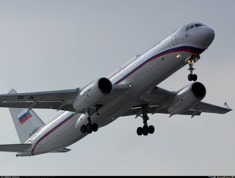Президентский самолет ту-214