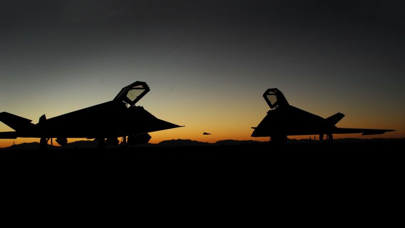 F 117 Nighthawk окно