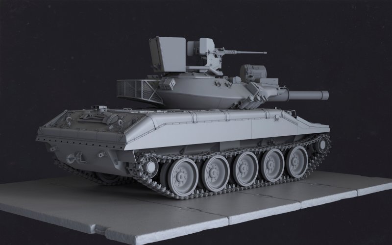 Шеридан xm551 модель