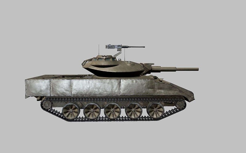 Xm551 Sheridan сбоку