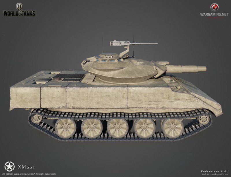 Шеридан xm551 модель
