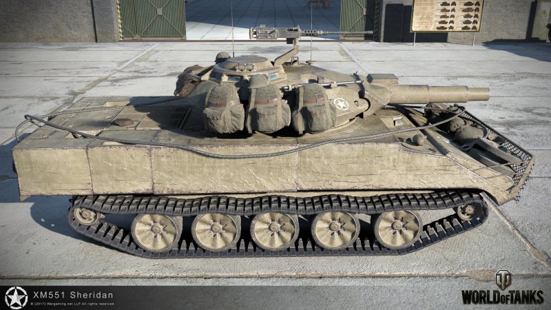 Xm551 Sheridan WOT