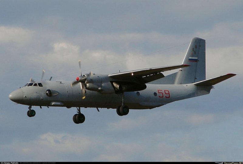 Самолёт АН 24 КРАСАВИА