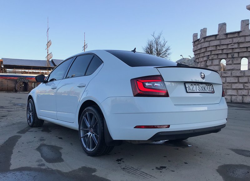 Skoda Octavia a7 на 17 дисках