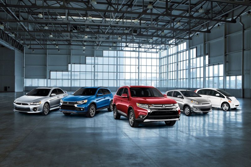 Автомобили Mitsubishi Модельный ряд