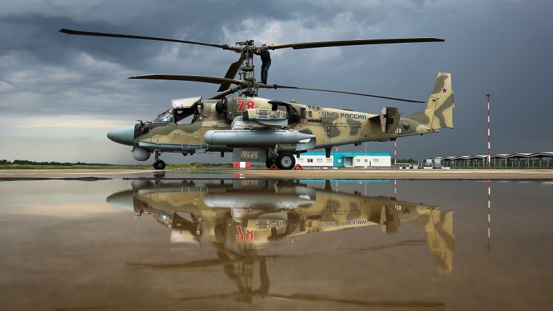 Вертолет ка-52 "Аллигатор"