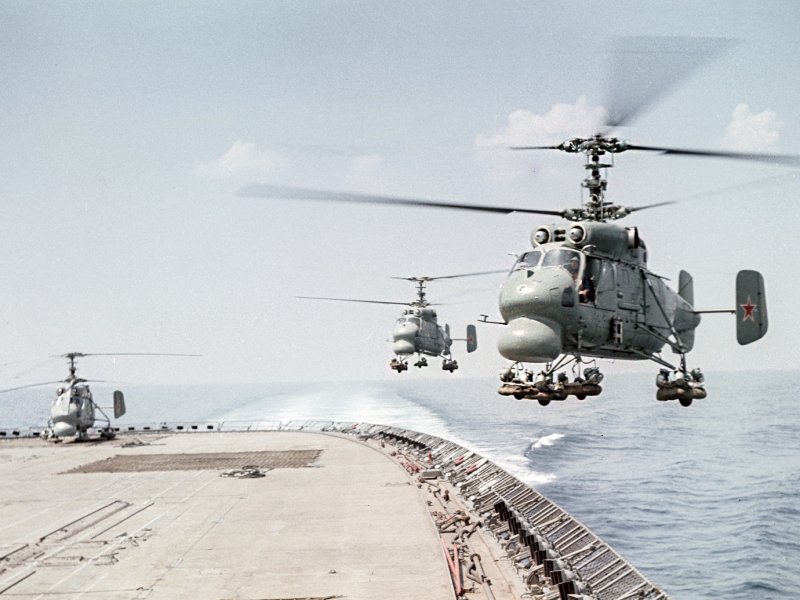 Ка52к над морем