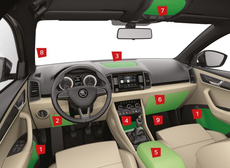 Skoda Karoq салон