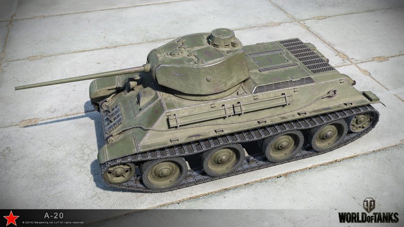 Советский танк а 20