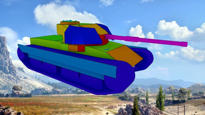 Броня танка Caernarvon AX