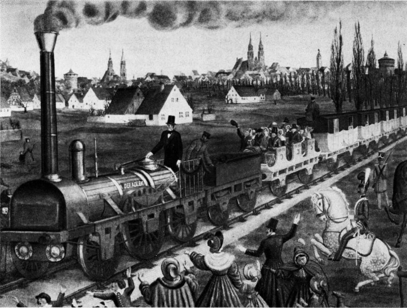 Железная дорога Петербург Царское село 1837