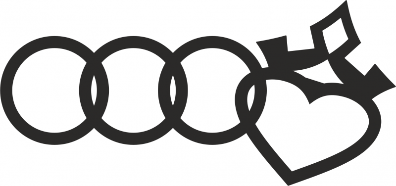 Знак Ауди вектор