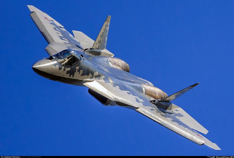 Су-57 реактивный самолёт