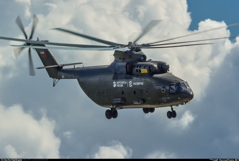 Ми-26 самый большой военно-транспортный самолёт