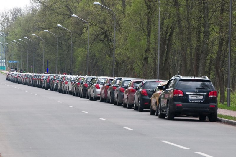 Организованная колонна автомобилей