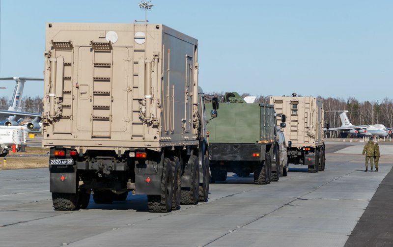 Российские военные в Италии