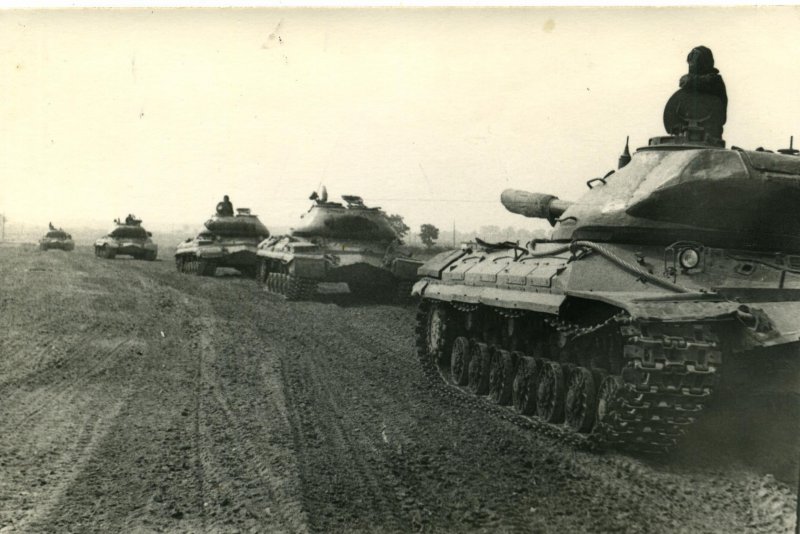 Т-10 М В Чехословакии