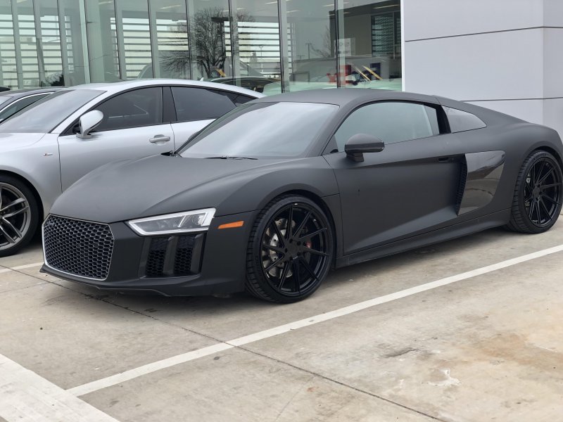 Audi r8 Black Matte 2020