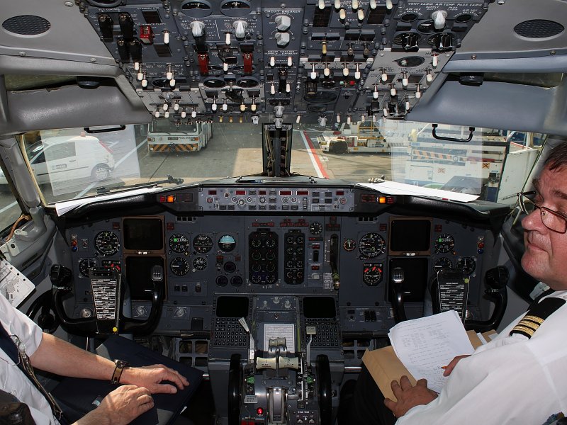 Boeing 737-500 кабина