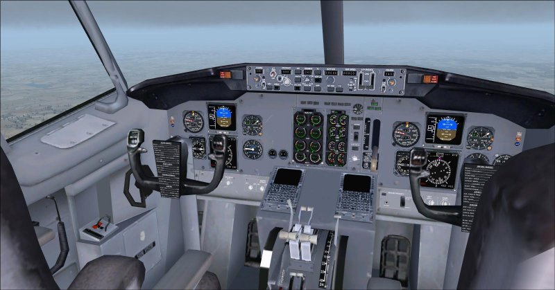 Боинг 737 200 кабина пилотов