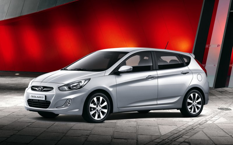 Hyundai i20 красный