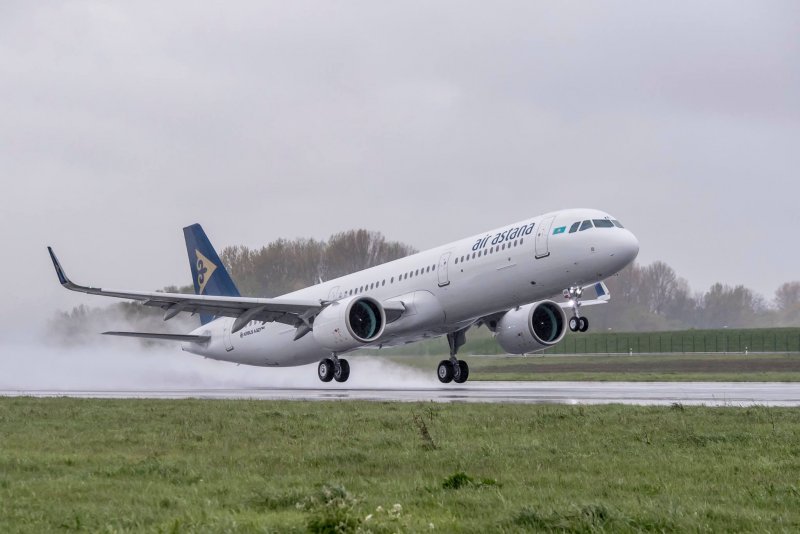 Embraer 190-e2 авиакомпании @airastana_Kazakhstan в Кольцово