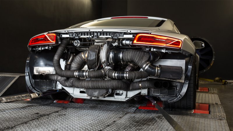 Audi r8 v10 мотор
